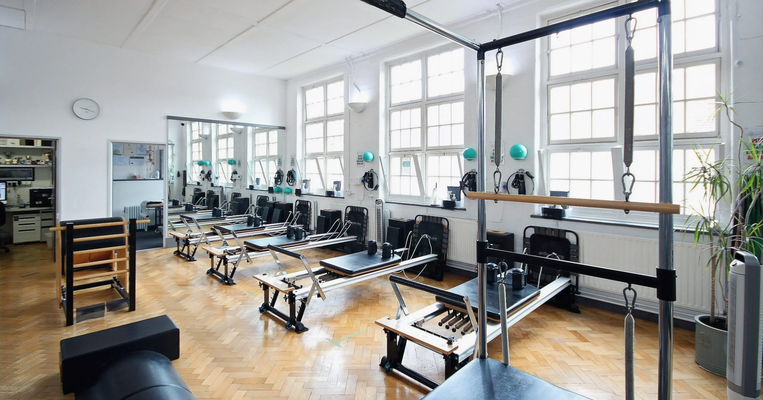 Reformer Pilates Harpenden clients train here — the STOTT Pilates apparatus studio at Applied Pilates, London Colney, St Albans