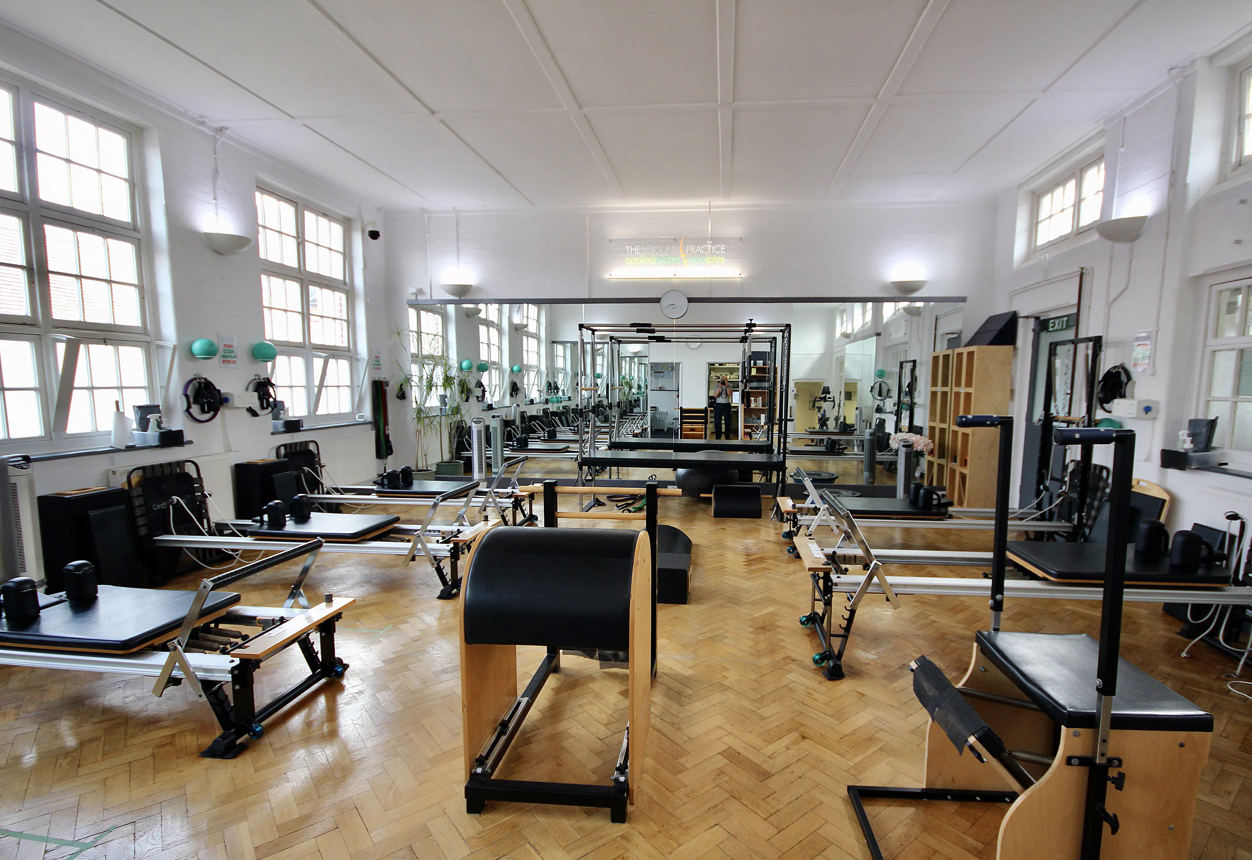 Reformer Pilates Borehamwood clients train here — the STOTT Pilates apparatus studio at Applied Pilates, London Colney, St Albans