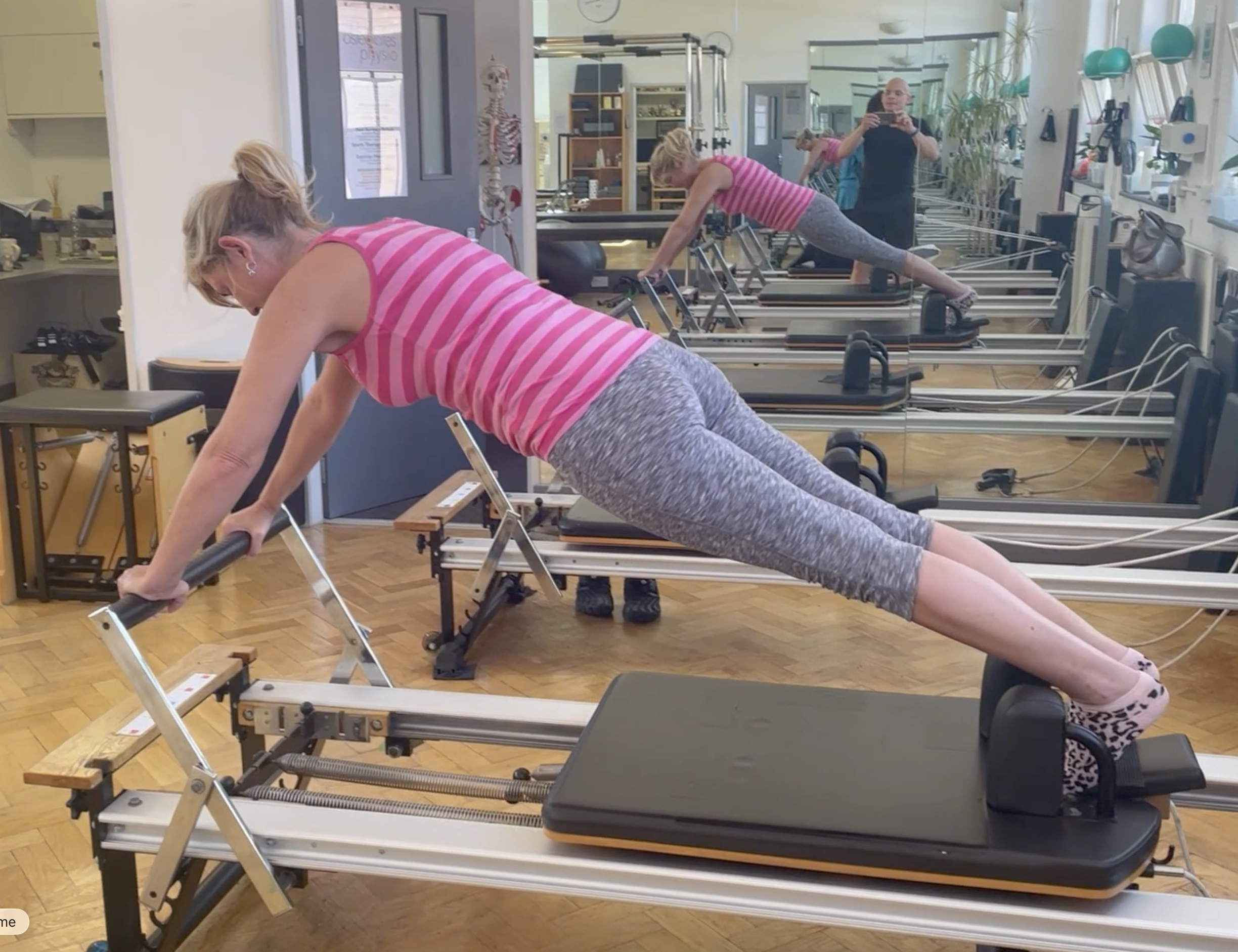 Applied Pilates Planks Reformer Plank - Advanced core Stability exercise at Applied pilates St Albans